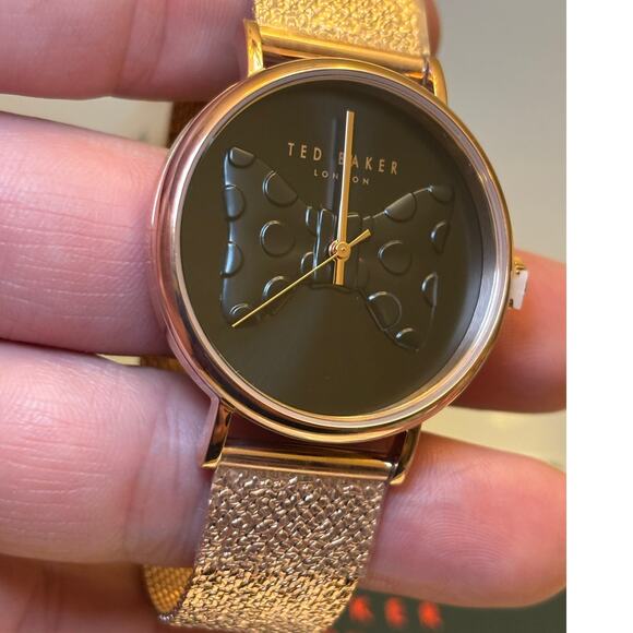 Ted Baker Phylipa BKPPHS304-9I – Black-Bow Tie Iconic Dial, Stainless Steel - Picture 15 of 15